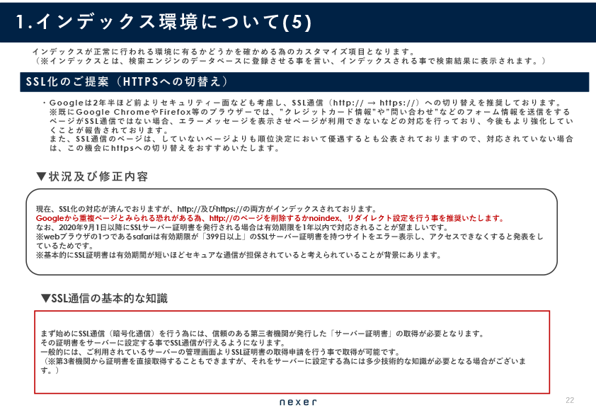 レポート実例